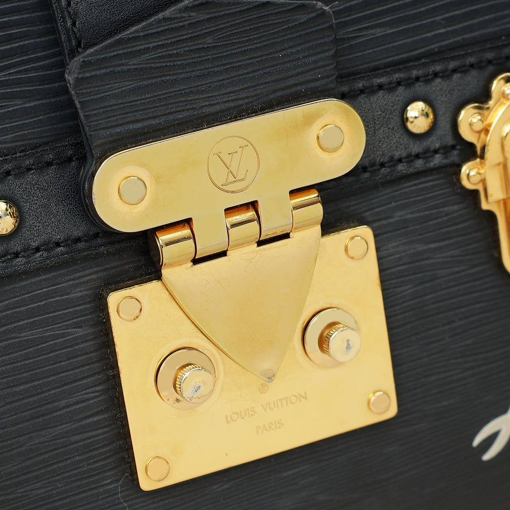 Louis Vuitton Black Trunk Bag