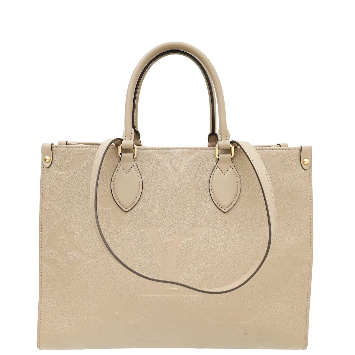 Louis Vuitton Tourterelle Monogram Empreinte Onthego MM Bag