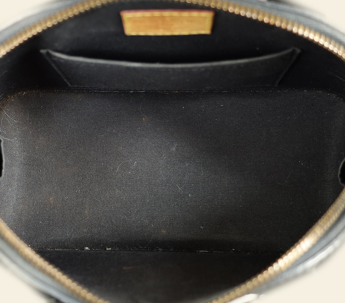 Louis Vuitton Black Monogram Vernis Alma BB Bag