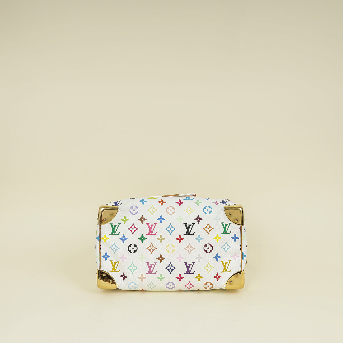 Louis Vuitton White Multicolor Monogram Speedy 30 Bag