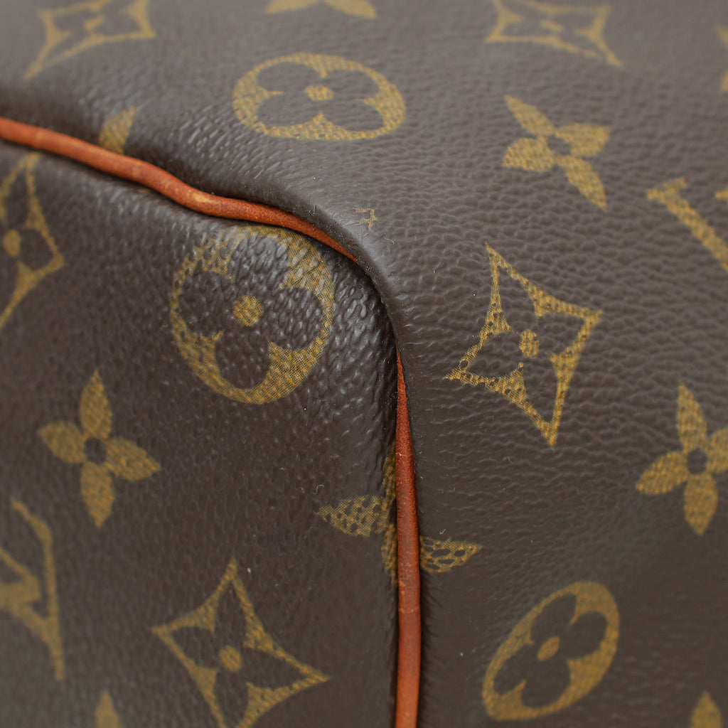 Louis Vuitton Brown Monogram Speedy 35 Bag