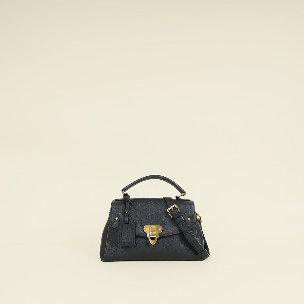 Louis Vuitton Black Monogram Empreinte Georges BB Bag
