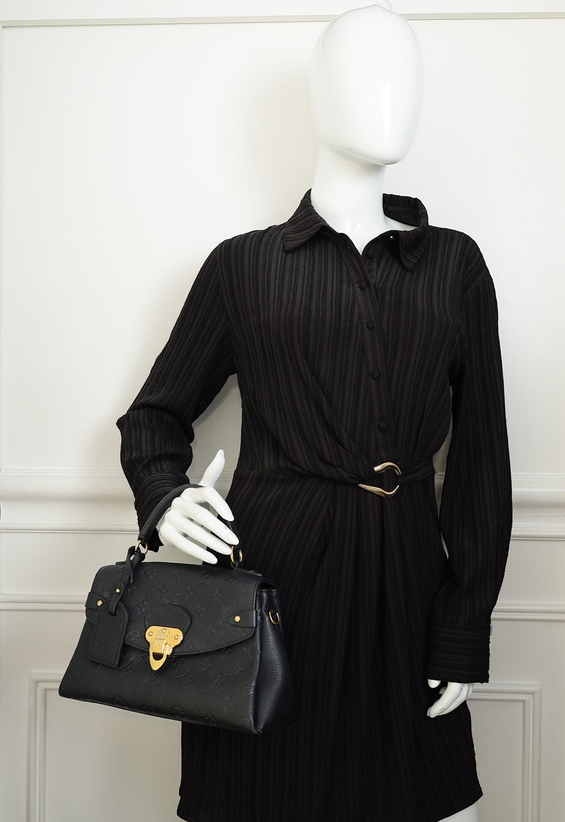 Louis Vuitton Black Monogram Empreinte Georges BB Bag