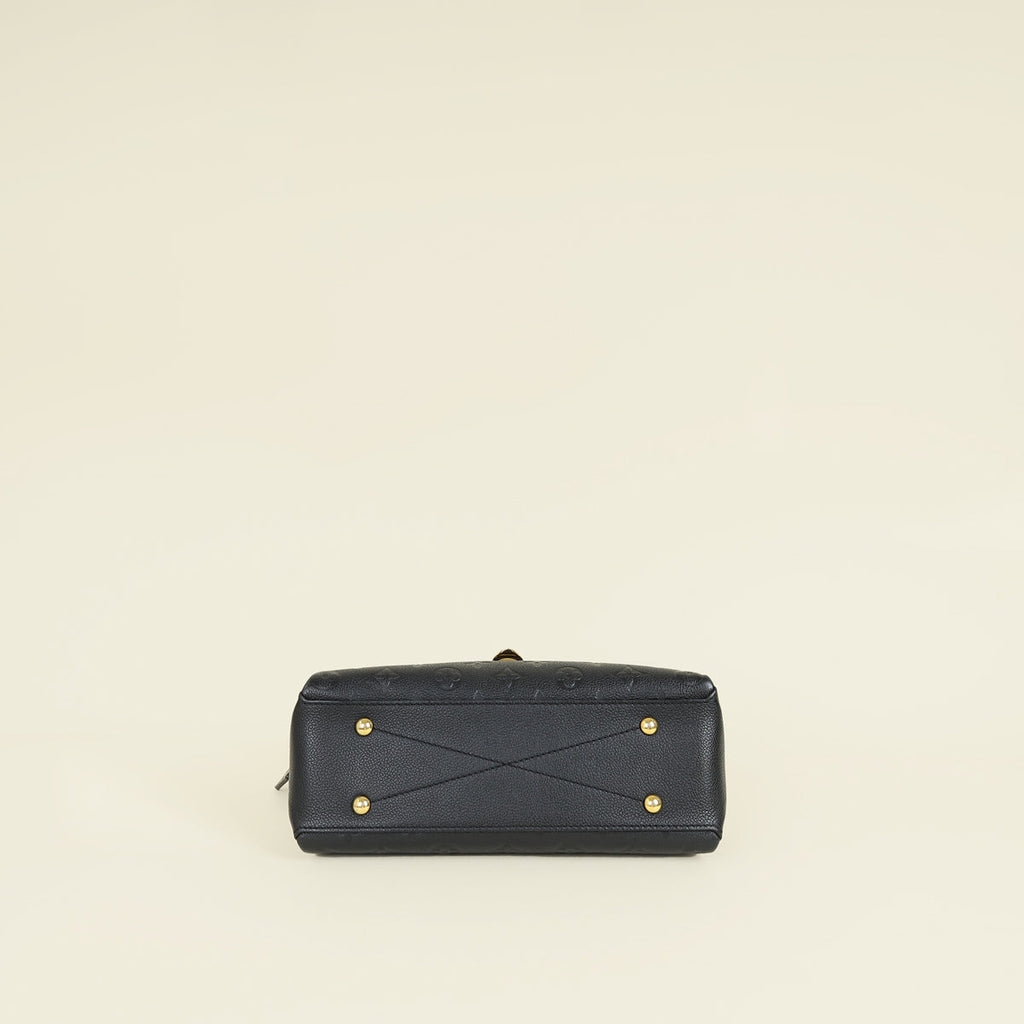 Louis Vuitton Black Monogram Empreinte Georges BB Bag