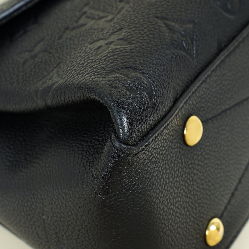 Louis Vuitton Black Monogram Empreinte Georges BB Bag