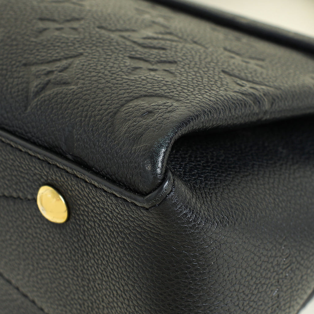 Louis Vuitton Black Monogram Empreinte Georges BB Bag