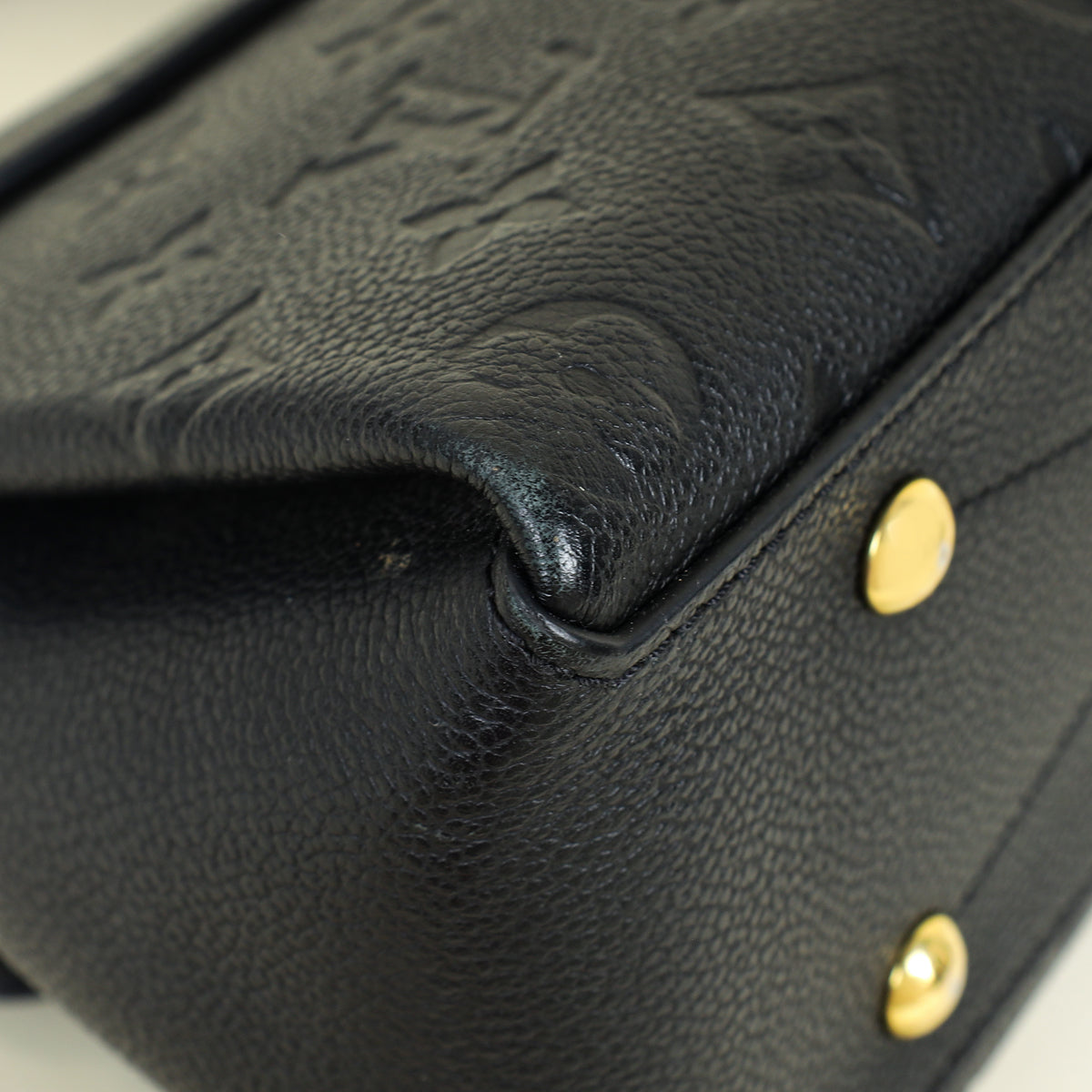 Louis Vuitton Black Monogram Empreinte Georges BB Bag