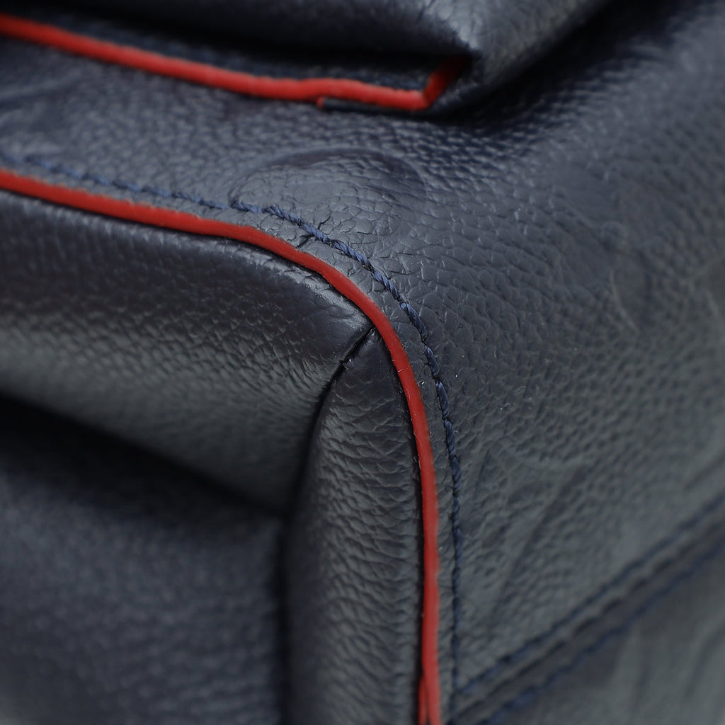 Louis Vuitton Blue Marine Monogram Empreinte Vavin PM Bag