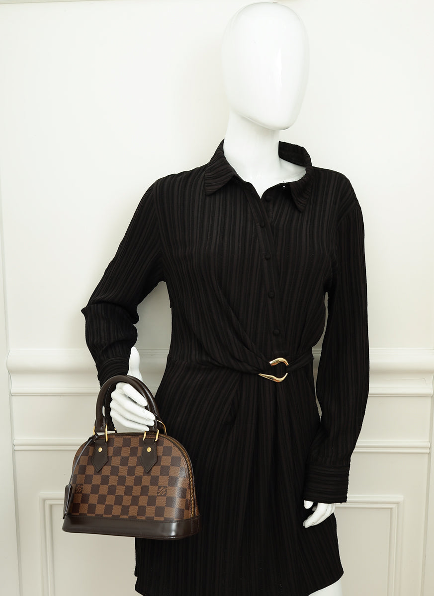 Louis Vuitton Damier Ebene Alma BB Bag