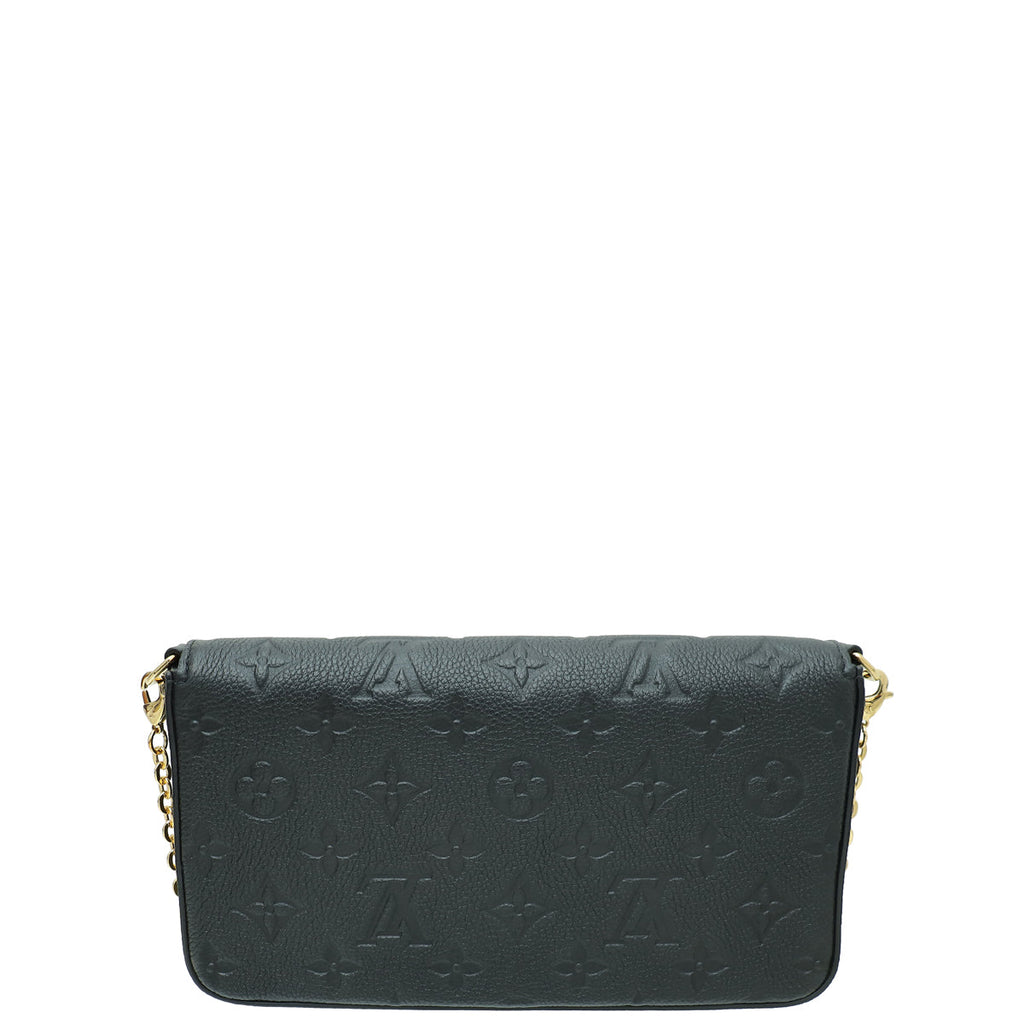 Louis Vuitton Black Monogram Empreinte Pochette Felicie