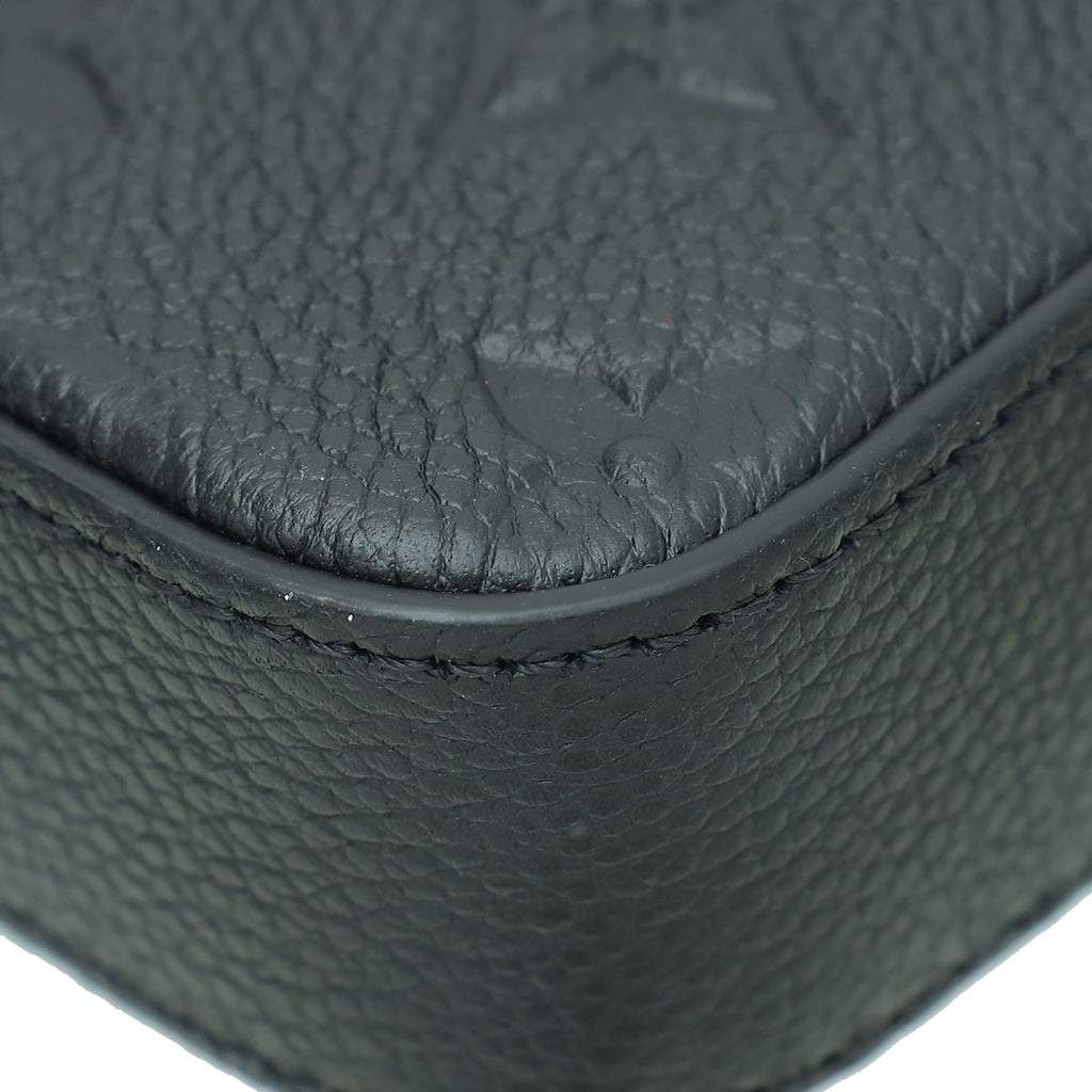 Louis Vuitton Black Monogram Empreinte Pochette Felicie