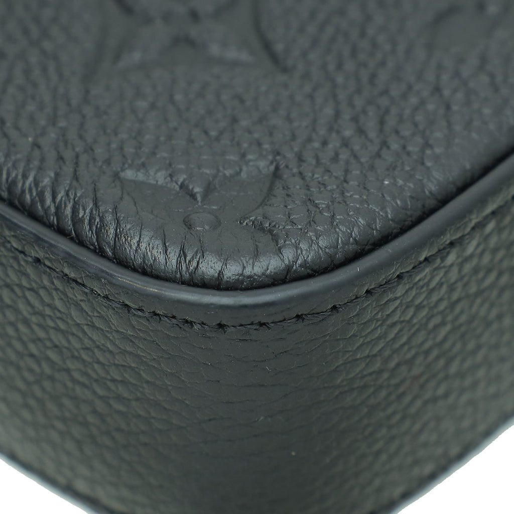 Louis Vuitton Black Monogram Empreinte Pochette Felicie
