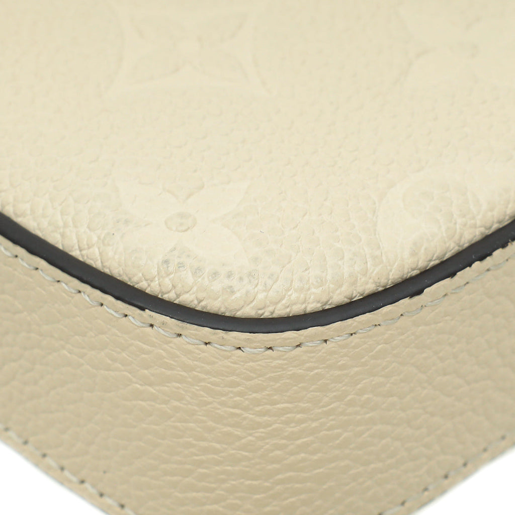 Louis Vuitton Creme Monogram Empreinte Félicie Pochette