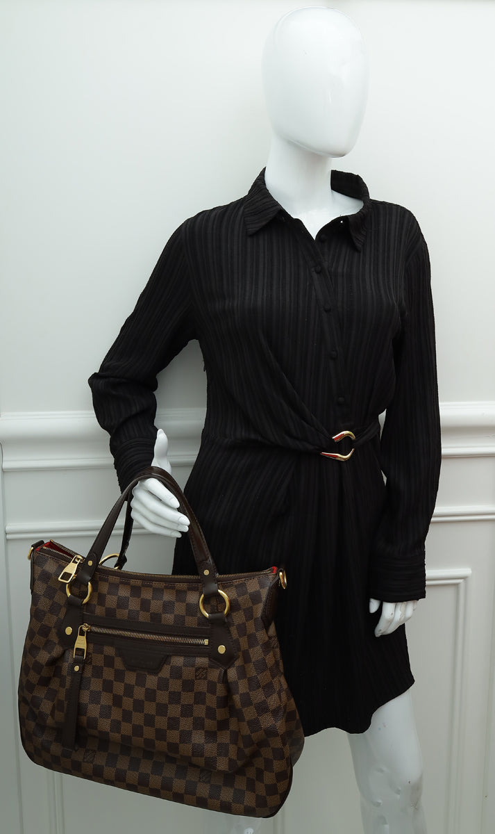 Louis Vuitton Damier Ebene Evora MM Bag
