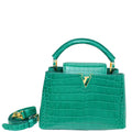 Louis Vuitton Emeraude Alligator Brilliant Capucines BB Bag