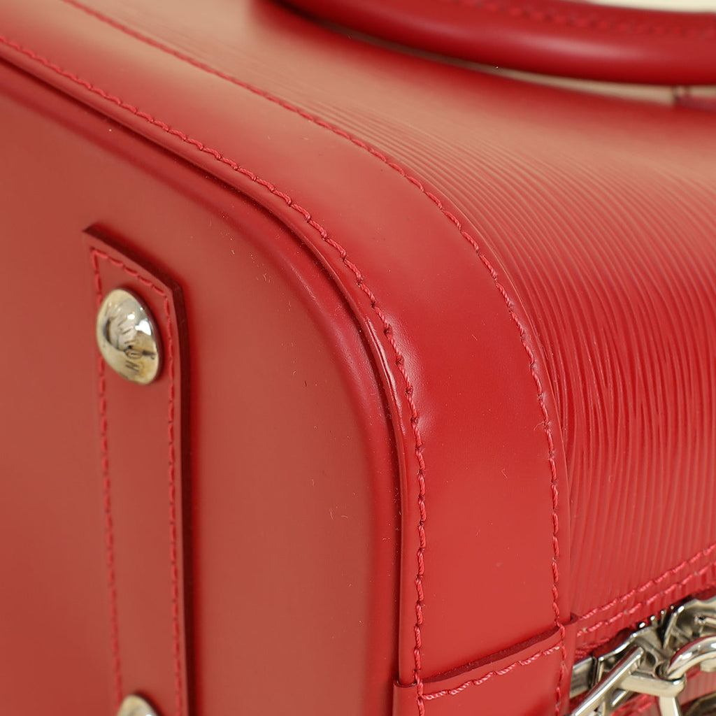 Louis Vuitton Red Alma PM Bag