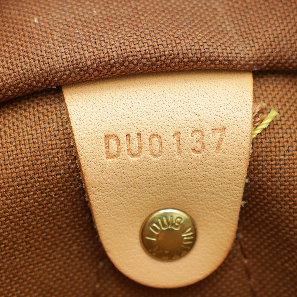 Louis Vuitton Brown Monogram Speedy Bandouliere 35 Bag