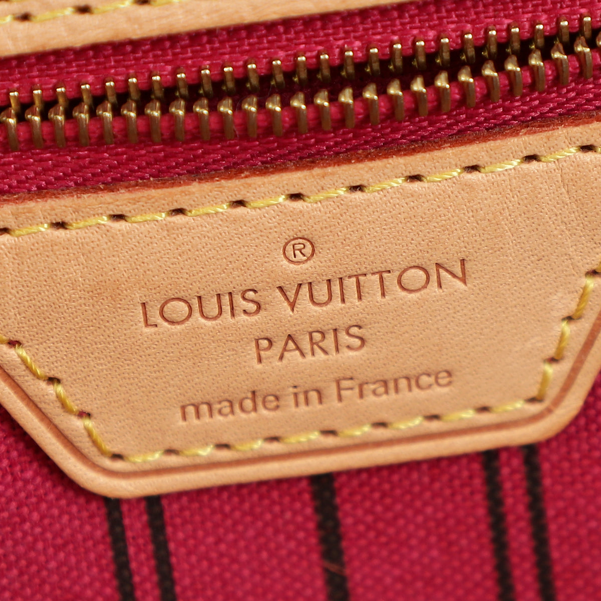 Louis Vuitton Monogram Neverfull GM Bag w/ MJ Initials