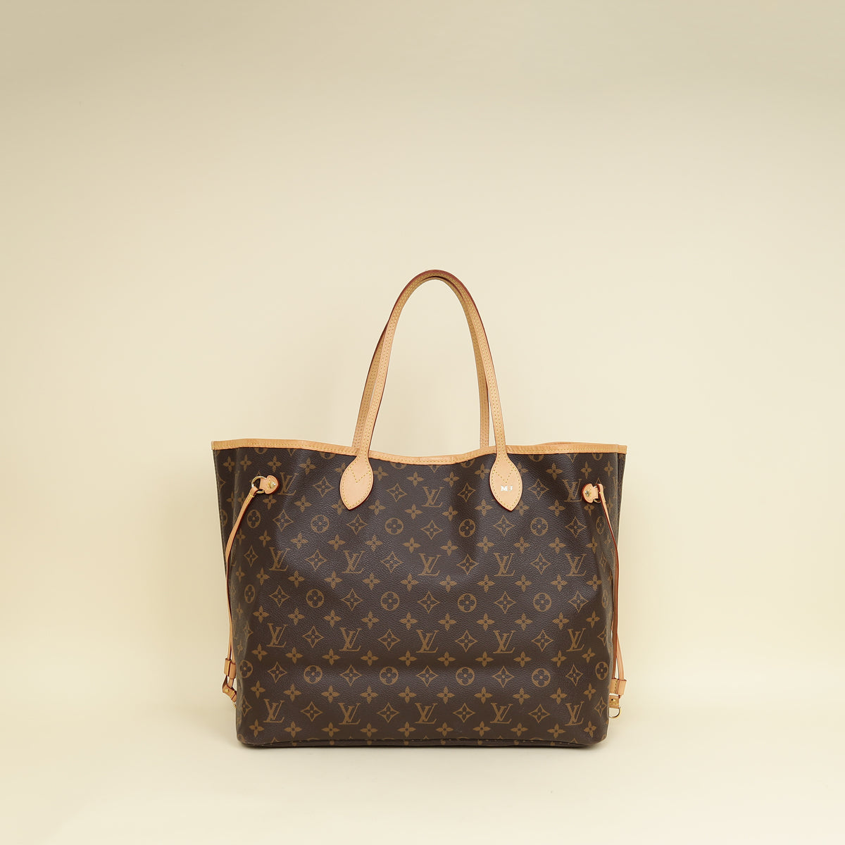 Louis Vuitton Monogram Neverfull GM Bag w/ MJ Initials