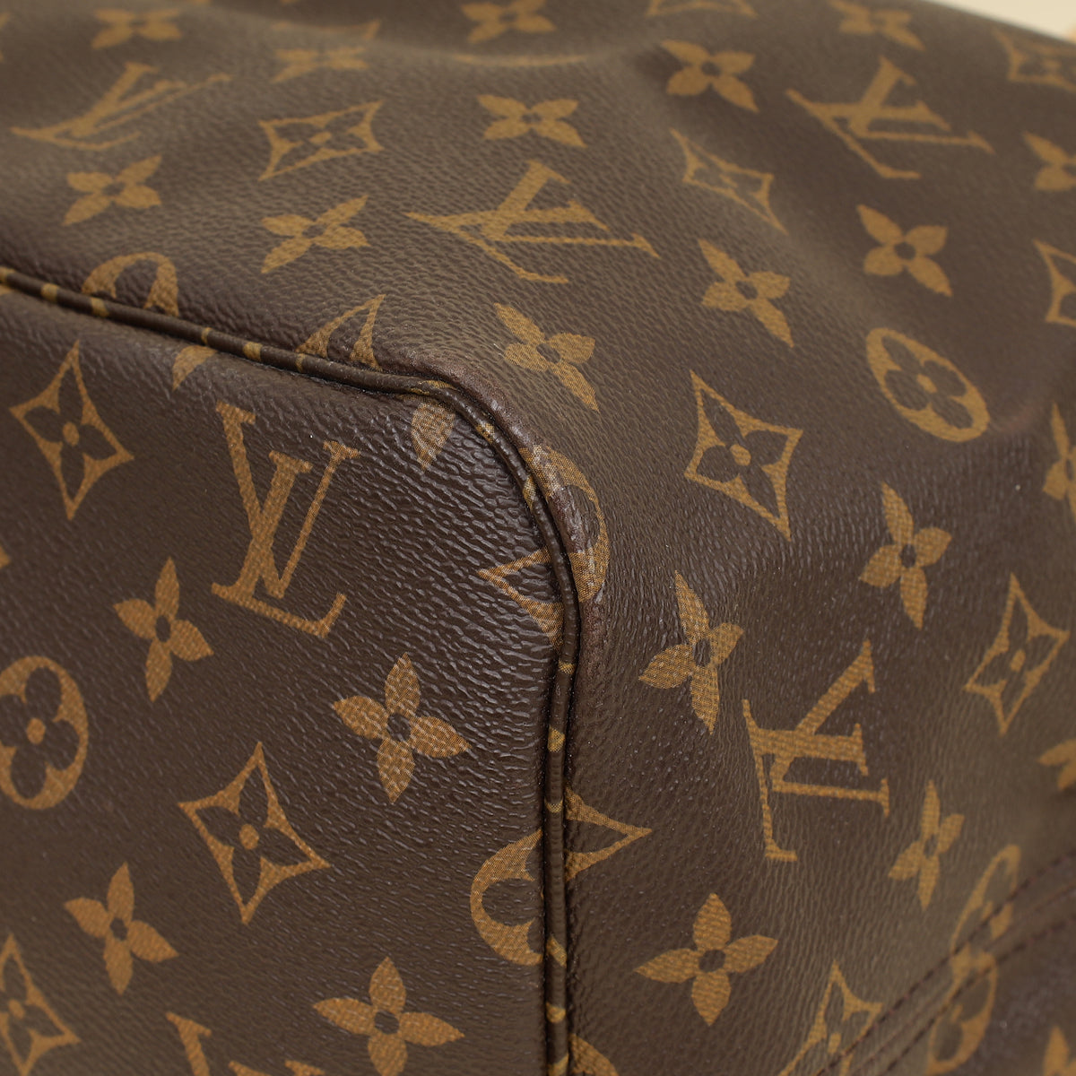 Louis Vuitton Monogram Neverfull GM Bag w/ MJ Initials