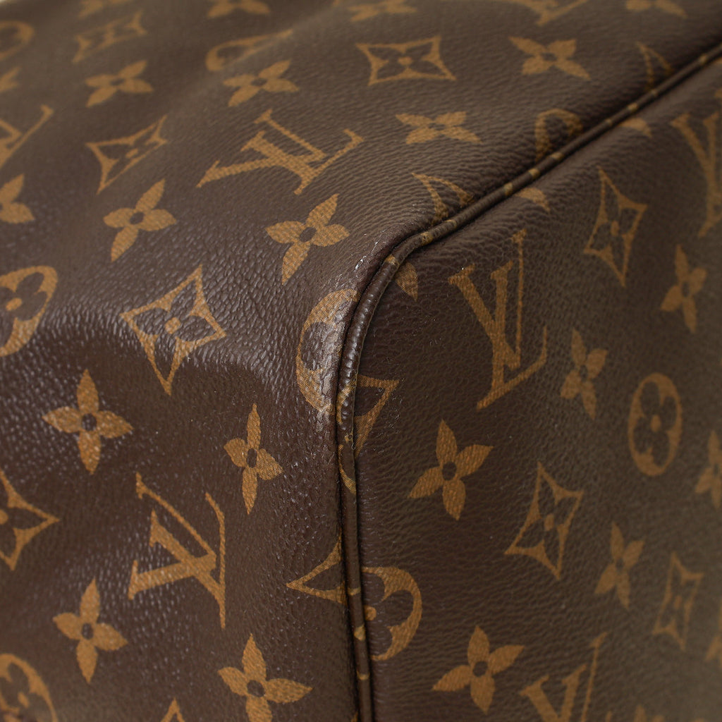 Louis Vuitton Monogram Neverfull GM Bag w/ MJ Initials