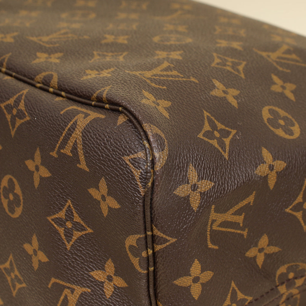 Louis Vuitton Monogram Neverfull GM Bag w/ MJ Initials