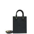 Louis Vuitton Noir Monogram Empreinte Petit Sac Plat Bag
