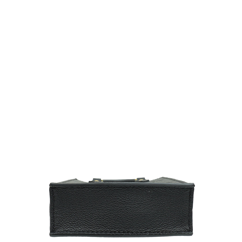 Louis Vuitton Noir Monogram Empreinte Petit Sac Plat Bag