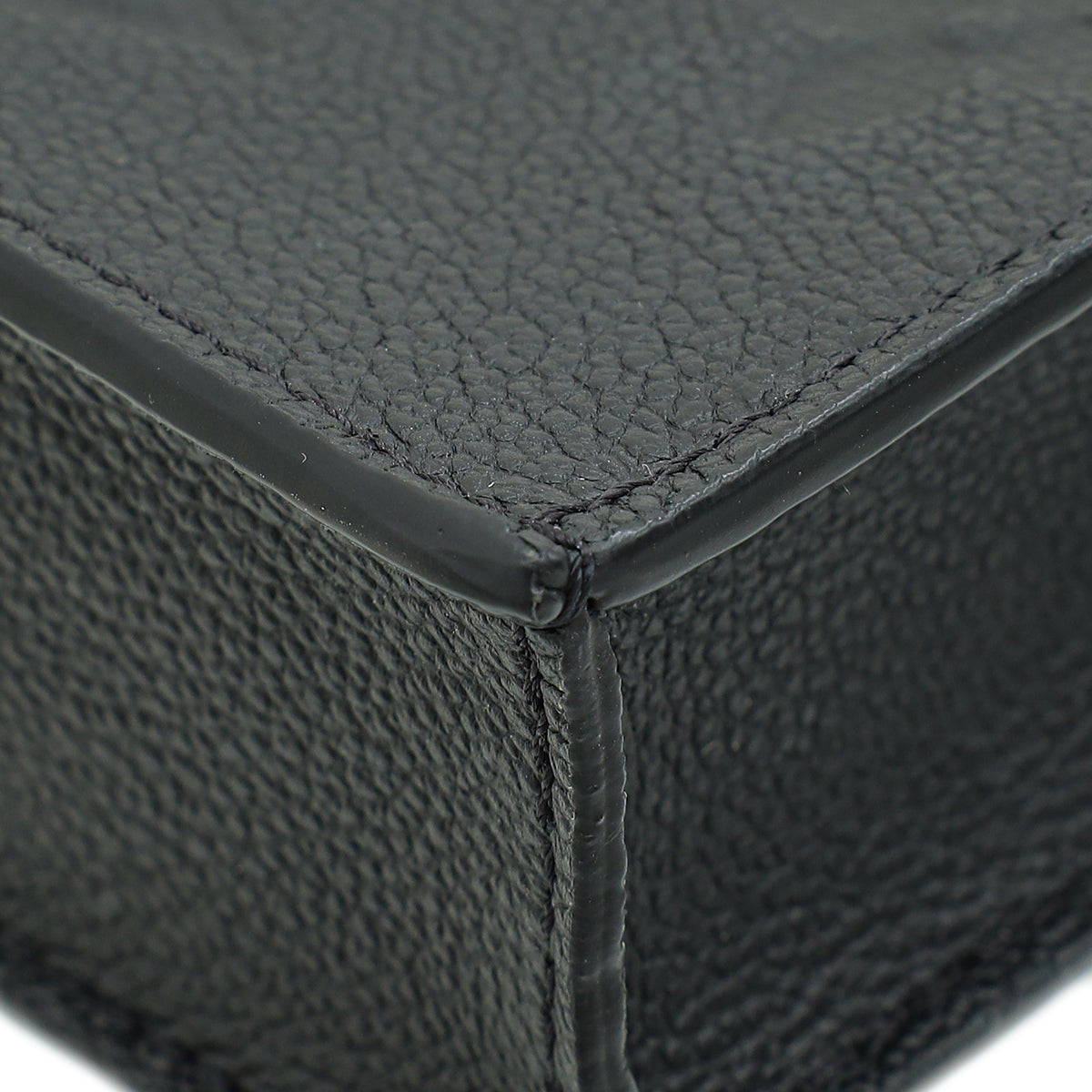 Louis Vuitton Noir Monogram Empreinte Petit Sac Plat Bag