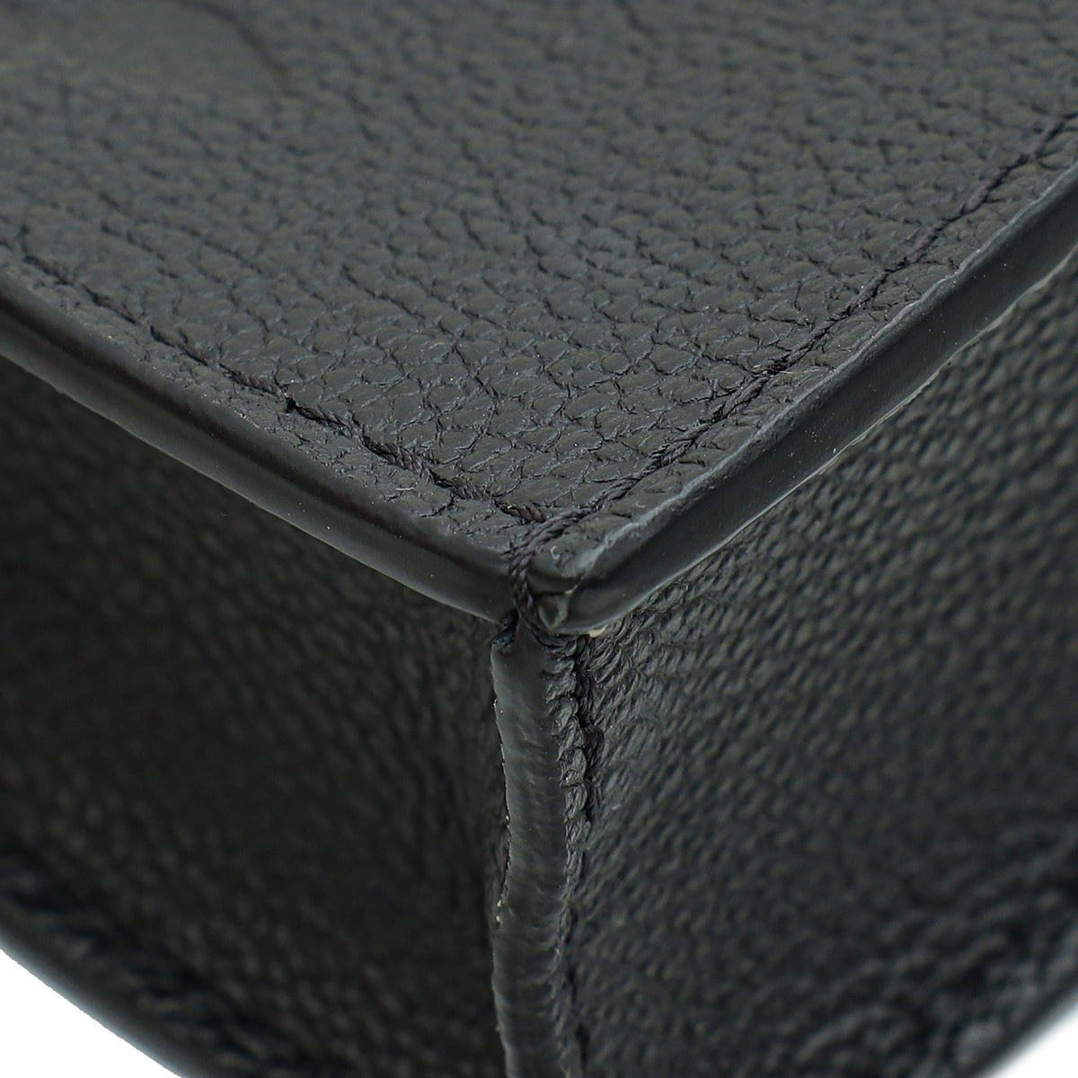 Louis Vuitton Noir Monogram Empreinte Petit Sac Plat Bag