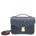 Louis Vuitton Marine Rouge Monogram Empreinte Pochette Metis Bag