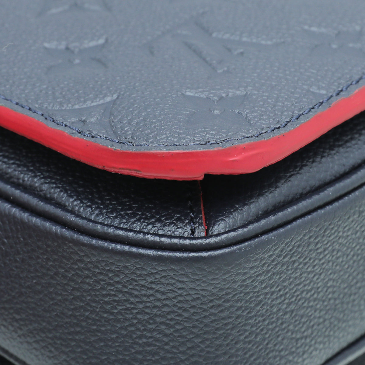 Louis Vuitton Marine Rouge Monogram Empreinte Pochette Metis Bag