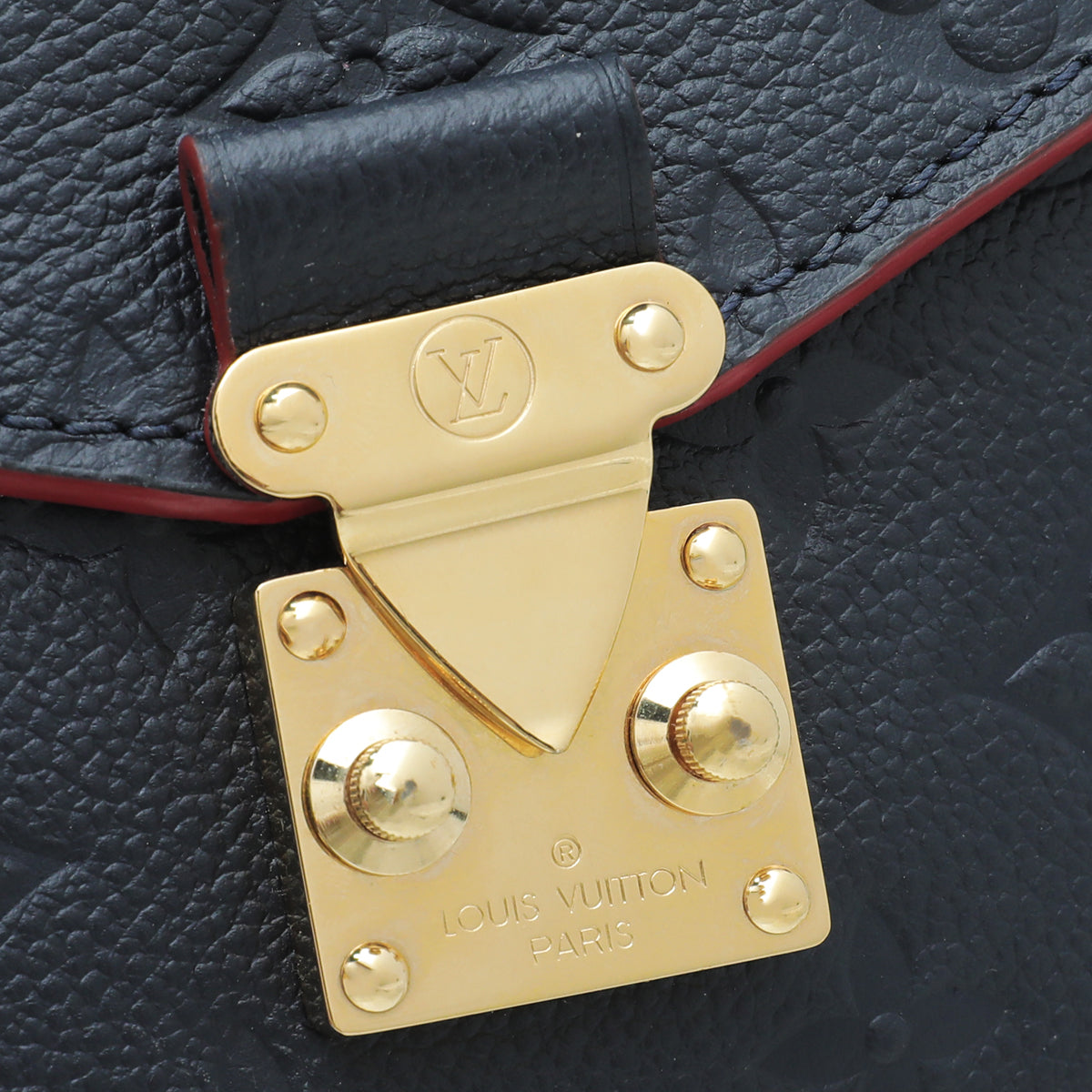 Louis Vuitton Marine Rouge Monogram Empreinte Pochette Metis Bag