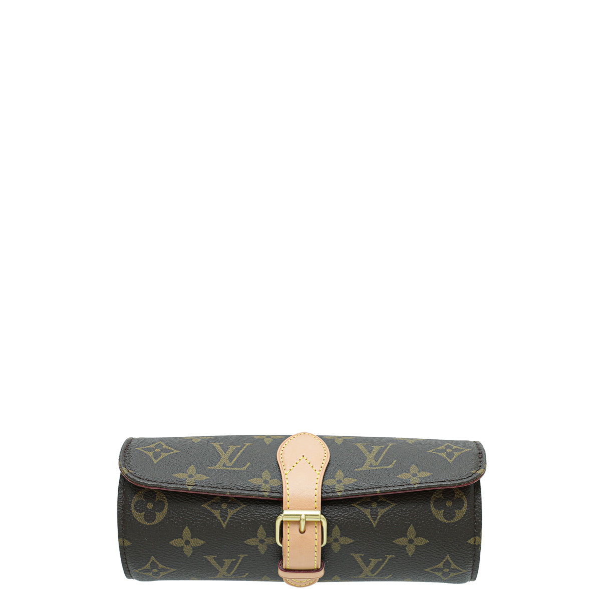 Louis Vuitton Brown Monogram 3 Watch Case