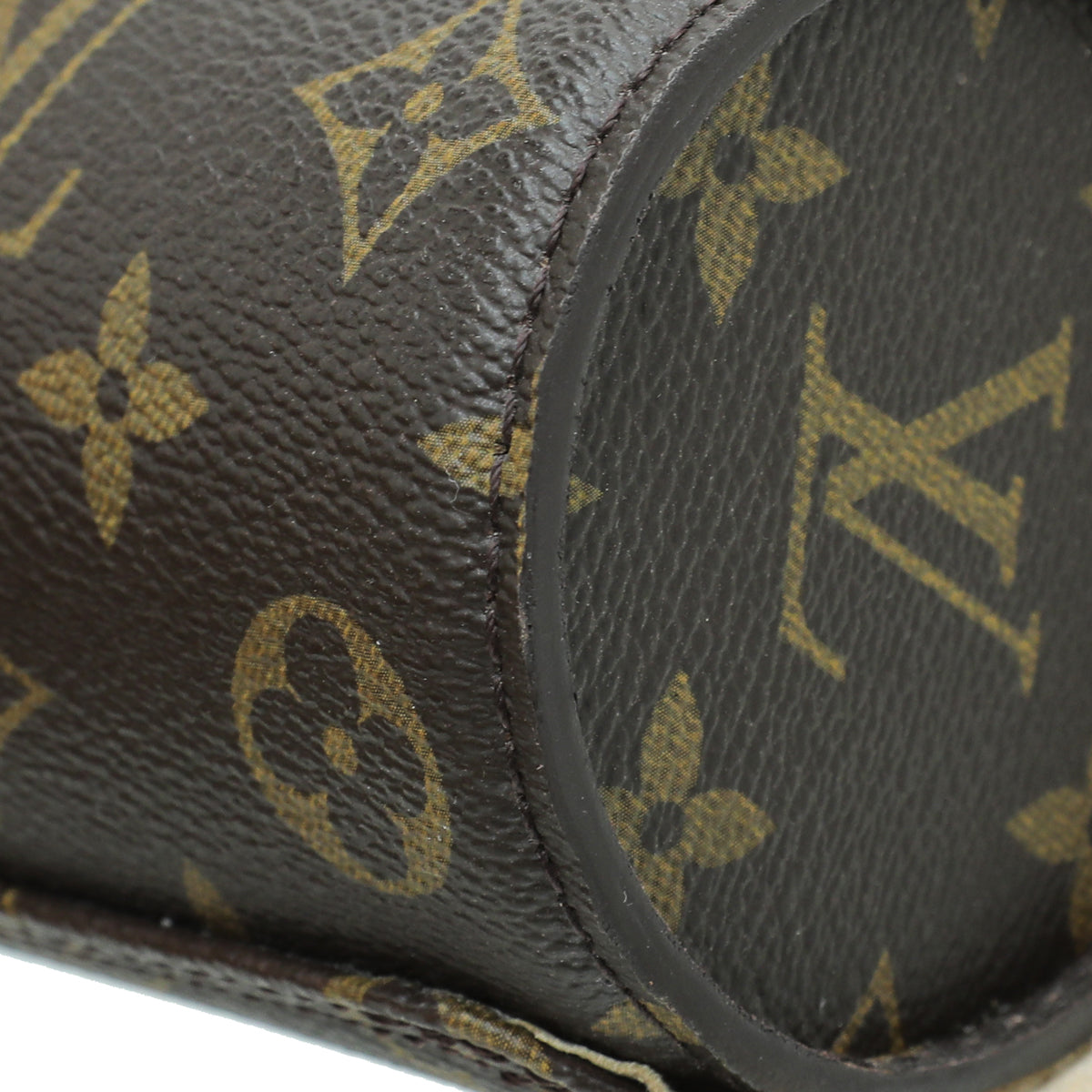 Louis Vuitton Brown Monogram 3 Watch Case