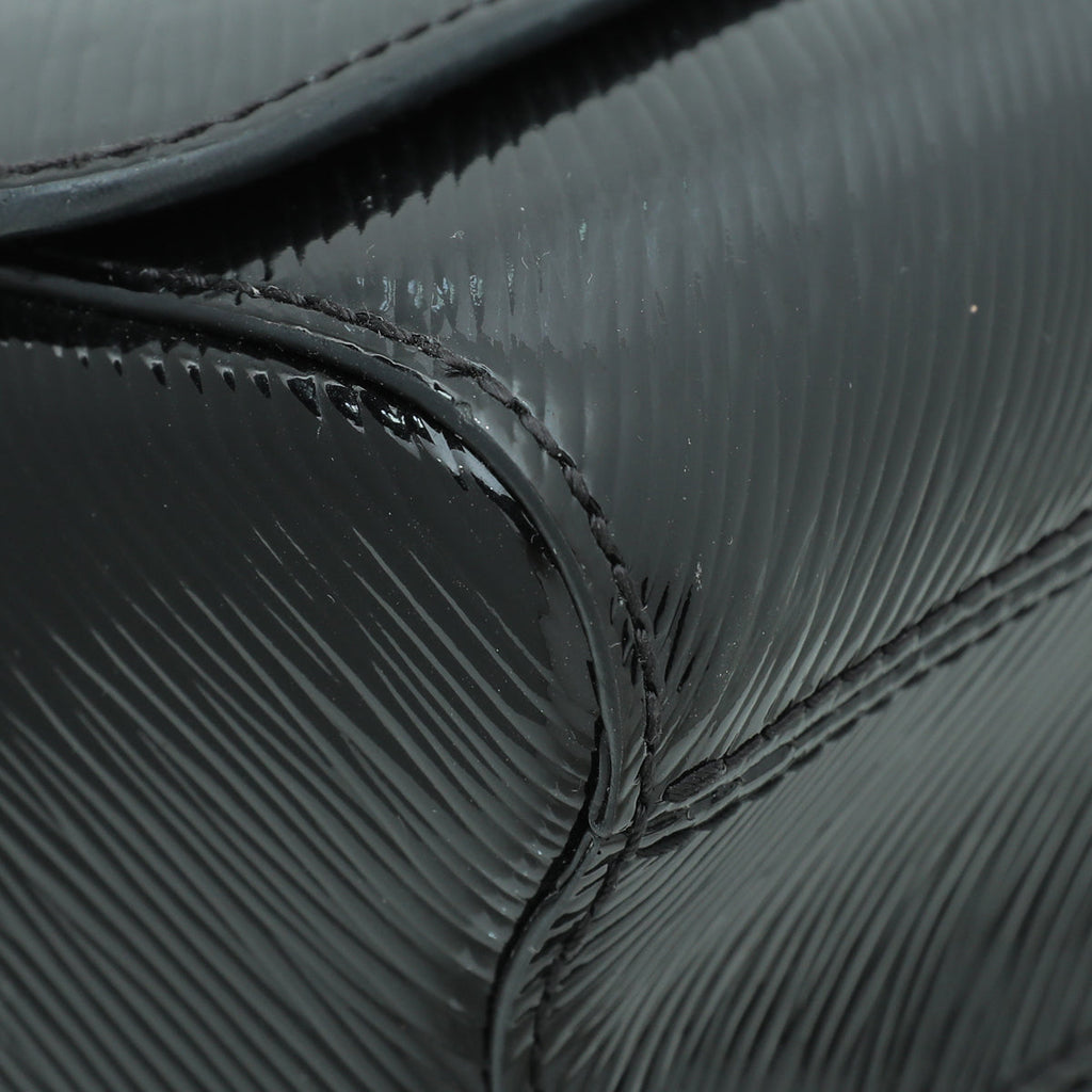 Louis Vuitton Noir Vernis Twist MM Bag
