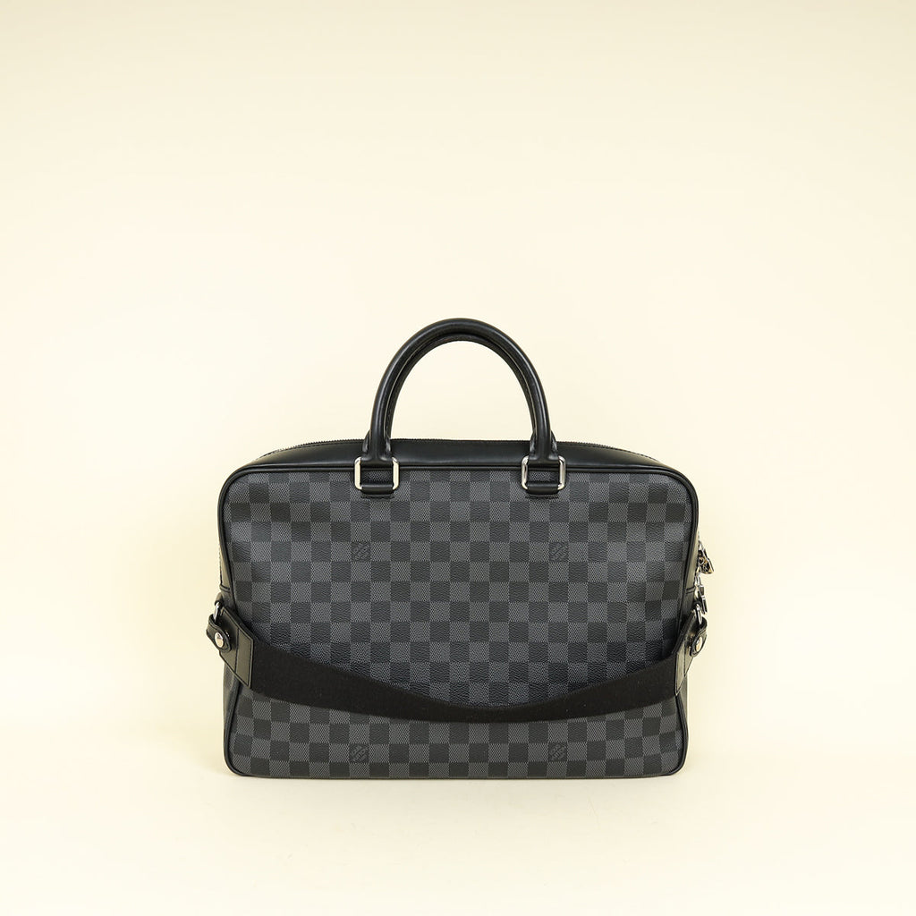 Louis Vuitton Damier Graphite Porte Documents Business MM NM Bag