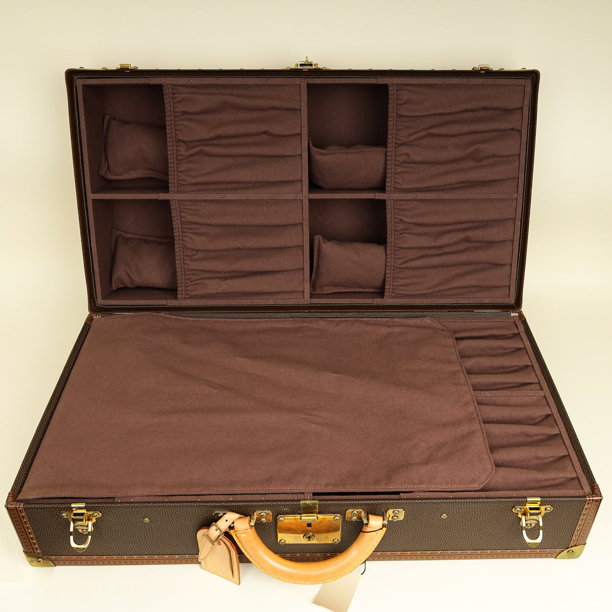 Louis Vuitton Brown Constellation Series Alzer 70 Shoe Trunk