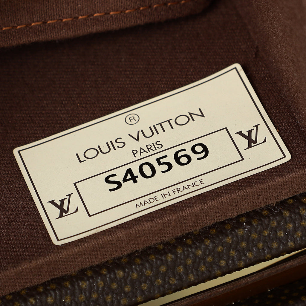 Louis Vuitton Brown Constellation Series Alzer 70 Shoe Trunk