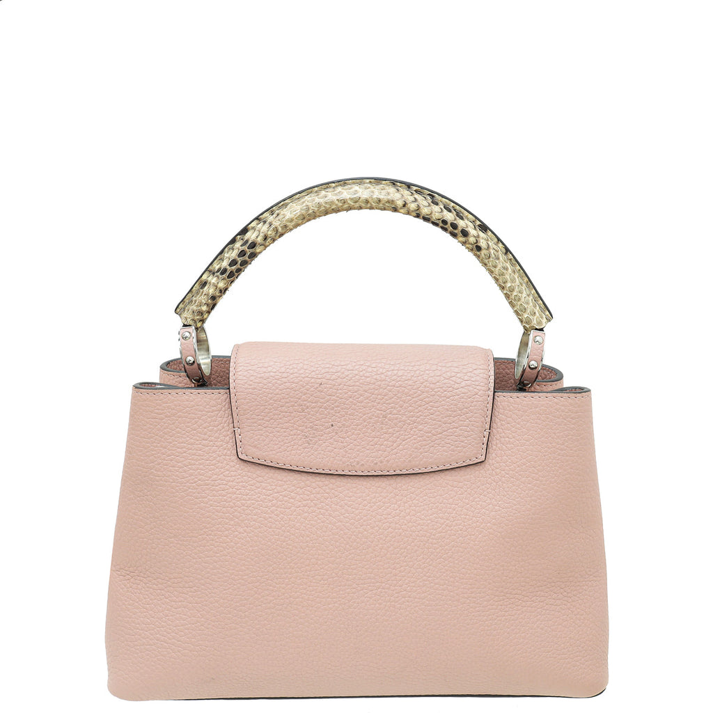 Louis Vuitton Magnolia Capucines MM Python Handle Bag
