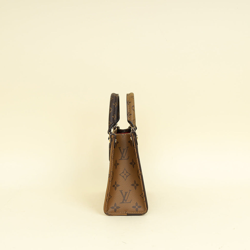 Louis Vuitton Brown Monogram Reverse Onthego BB Bag