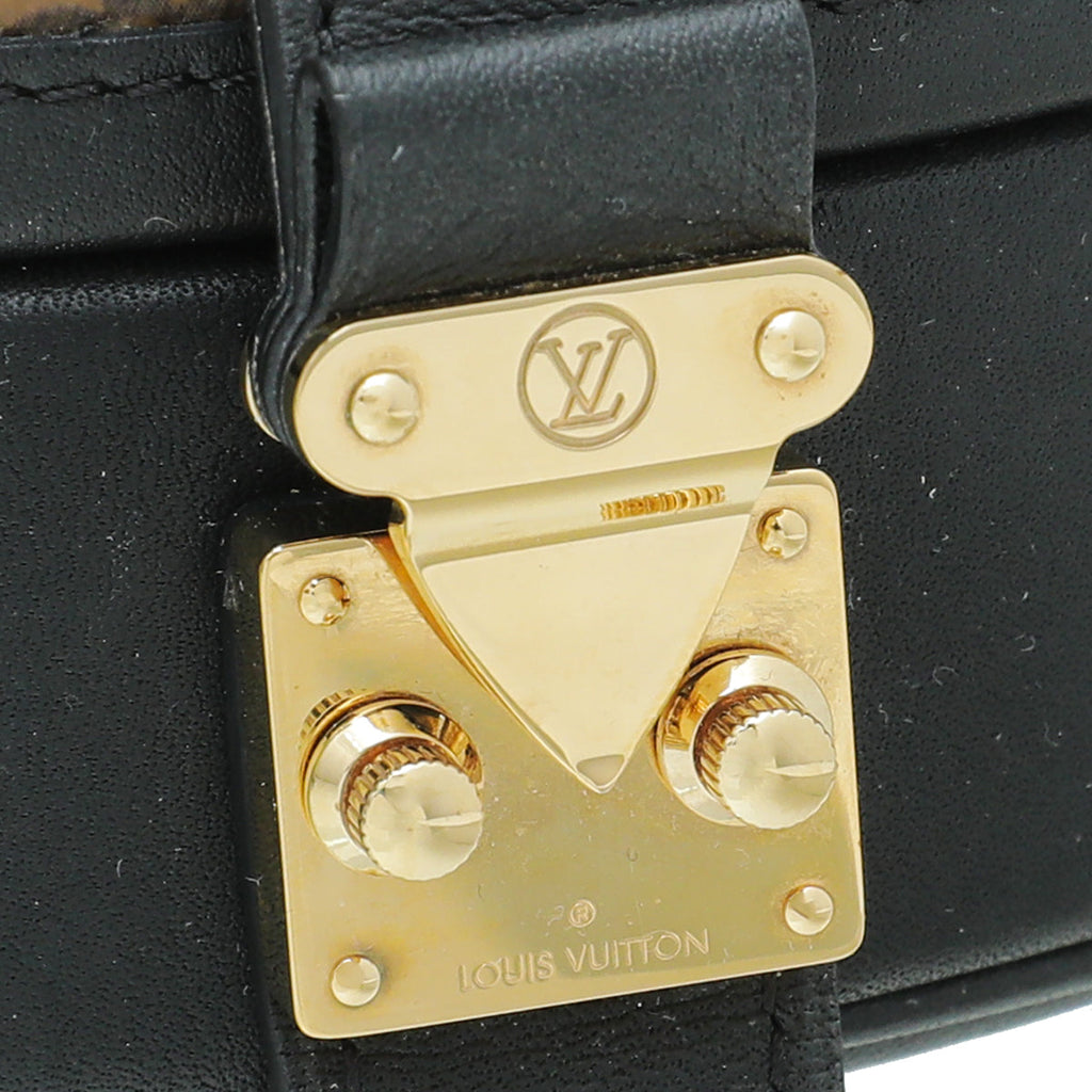 Loui Vuitton Monogram Black Petite Boite Chapeau Bag