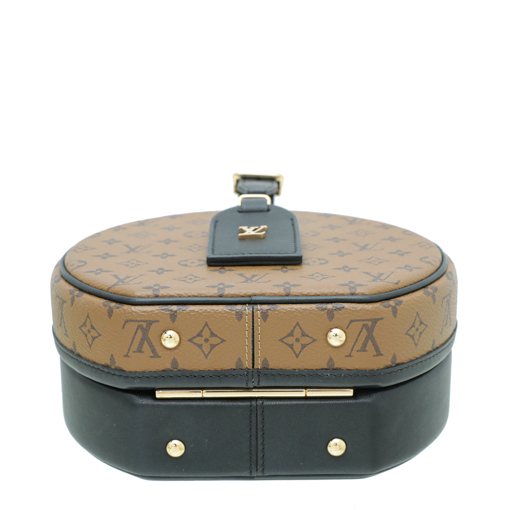 Loui Vuitton Monogram Black Petite Boite Chapeau Bag