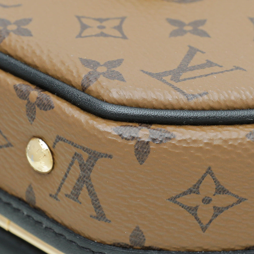 Loui Vuitton Monogram Black Petite Boite Chapeau Bag
