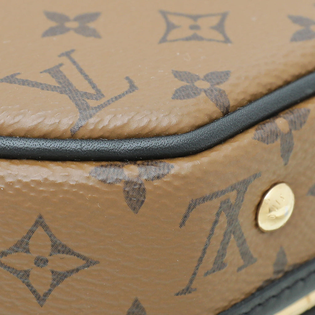 Loui Vuitton Monogram Black Petite Boite Chapeau Bag