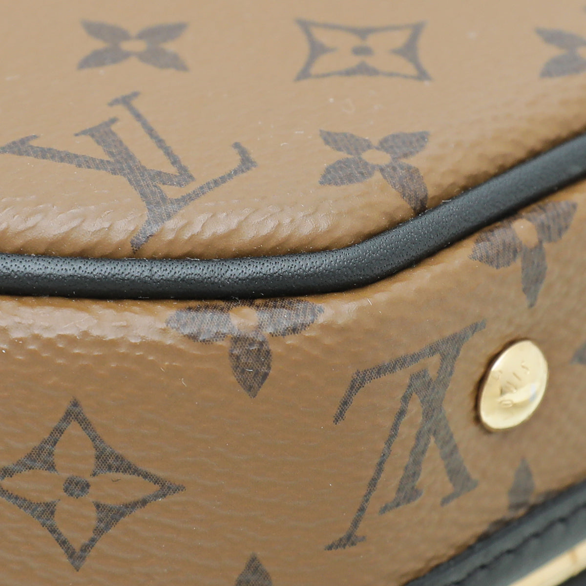Loui Vuitton Monogram Black Petite Boite Chapeau Bag