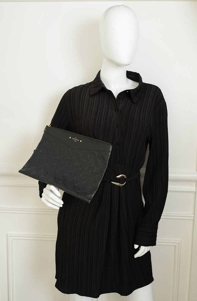 Louis Vuitton Black Monogram Empreinte Daily Pouch