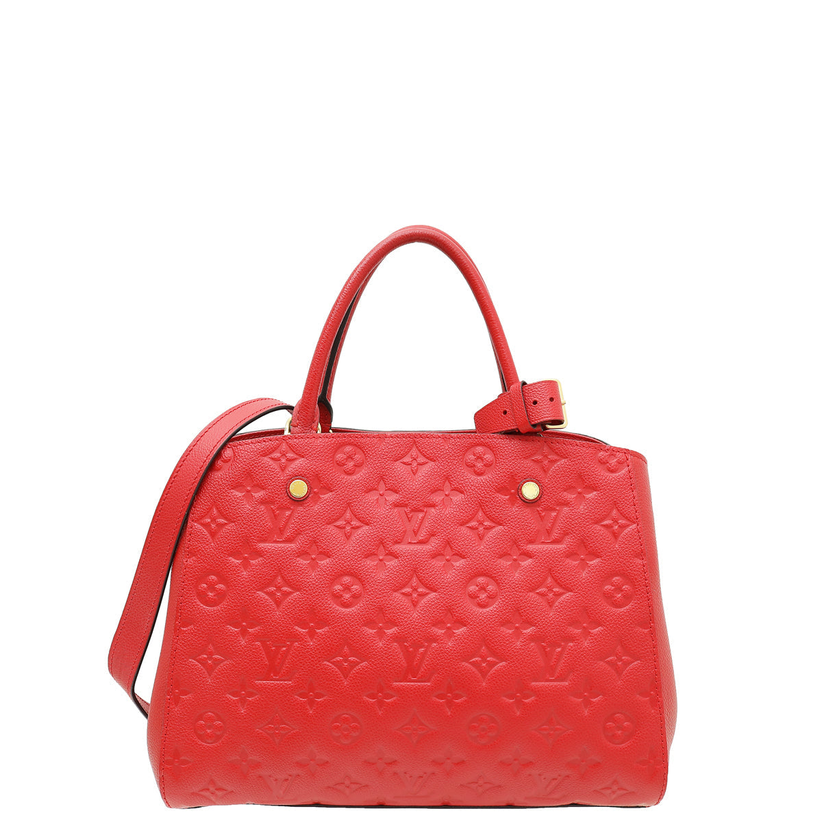 Louis Vuitton Cerise Monogram Empreinte Montaigne MM Bag
