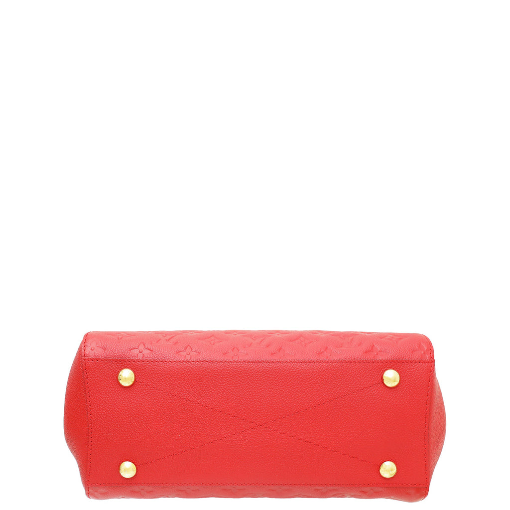 Louis Vuitton Cerise Monogram Empreinte Montaigne MM Bag