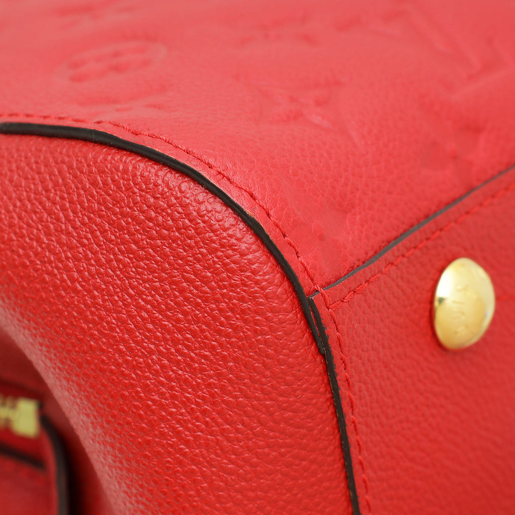 Louis Vuitton Cerise Monogram Empreinte Montaigne MM Bag